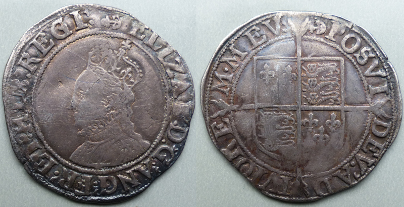 Elizabeth I sixth issue shilling Elizabeth I sixth issue shilling